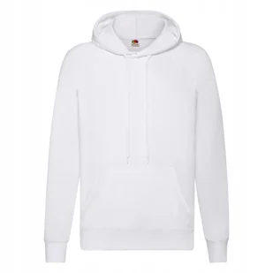 Lekka Bluza Męska Z Kapturem Lightweight Hooded Sweat Biały r. XL - Bluzy męskie - miniaturka - grafika 1