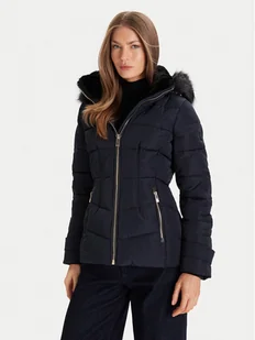 Morgan Kurtka puchowa 252-GITELA Granatowy Regular Fit - Kurtki damskie - miniaturka - grafika 1