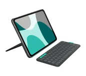 Etui do tabletów - Logitech Flip Folio do iPada Pro 11 M4 i iPada Air 11 M2 M3 5 gen Grafitowy 920-013403 - miniaturka - grafika 1