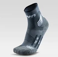 Skarpetki i podkolanówki sportowe - Skarpety UYN MAN RUN TRAIL ONE SOCKS Grey/White - miniaturka - grafika 1
