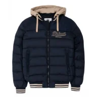 Odzież taktyczna i umundurowanie - Kurtka męska przejściowa z kapturem Pit Bull Hidden '24 - Granatowa - miniaturka - grafika 1