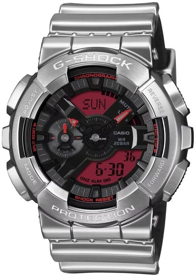 Zegarek EDIFICE Zegarek Męski Casio G-Shock Metal Covered YOSAKOI Series GM-110YRA-8A 48,8 mm