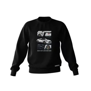Czarna bluza NISSAN SKYLINE R35 MANGA-XXL - Odzież do sportów motorowych - miniaturka - grafika 1