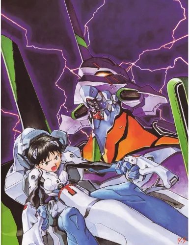Plakat Anime Neon Genesis Evangelion nge_005 A2 Custom