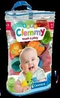 Klocki - Clemmy Soft. Woreczek z 40 klockami - Clementoni - miniaturka - grafika 1