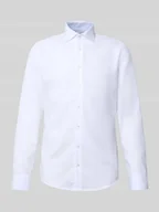 Koszule męskie - Koszula biznesowa o kroju regular fit z kołnierzykiem typu kent model ‘New’ - miniaturka - grafika 1