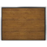 Bramy garażowe - Brama garażowa segmentowa z napędem Nobla Złoty Dąb 2500x2250 mm Wiśniowski - miniaturka - grafika 1
