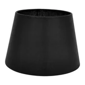 Oprawy, klosze i abażury - Abażur w kolorze czerni, na lampkę, na E27 - miniaturka - grafika 1
