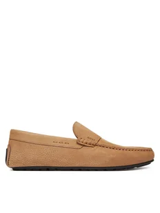 BOSS Mokasyny Noel 50548116 Beżowy - Mokasyny męskie - miniaturka - grafika 1