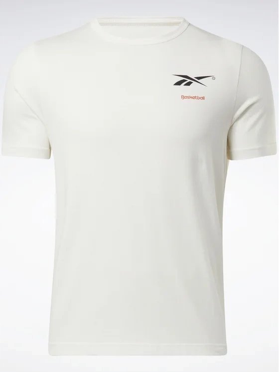 REEBOK- T-SHIRT MĘSKI - BB BASKETBALL CT SS TEE HN5804 koszulka biała