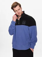 Bluzy męskie - Hugo Polar Dorpion 50482858 Niebieski Relaxed Fit - miniaturka - grafika 1