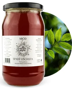 Miód Spadź Liściasta 1050g Naturalny Polski - Miód - miniaturka - grafika 1