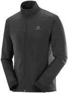 Kurtki i kamizelki sportowe damskie - Salomon Kurtka Salomon Agile Softshell Black C13706 - miniaturka - grafika 1