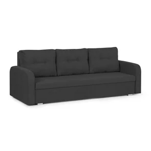 Kanapa sofa 3 os z funkcją spania BERLIN czarny - Sofy i kanapy Kanapa sofa 3 os z funkcją spania BERLIN czarny - Sofy i kanapy - miniaturka - grafika 1