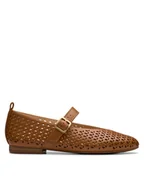 Półbuty damskie - Clarks Półbuty Fawna Jane 26181228 Brązowy - miniaturka - grafika 1