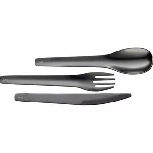 zestaw sztućców w etui, 3 el., 18 cm, antracytowe kod: LU-00240875 + Sprawdź na SuperWnetrze.pl - Zestawy sztućców - miniaturka - grafika 1