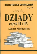 Lektury szkoła podstawowa - Biblios Dziady część 2 i 4 Adama Mickiewicza - zeszyt 19 - Danuta Polańczyk - miniaturka - grafika 1