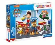 Puzzle - Clementoni Puzzle 104 Maxi Super Kolor Psi Patrol - miniaturka - grafika 1