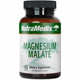 NutraMedix, Magnesium Malate Magnez 120 kaps. - Witaminy i minerały - miniaturka - grafika 1