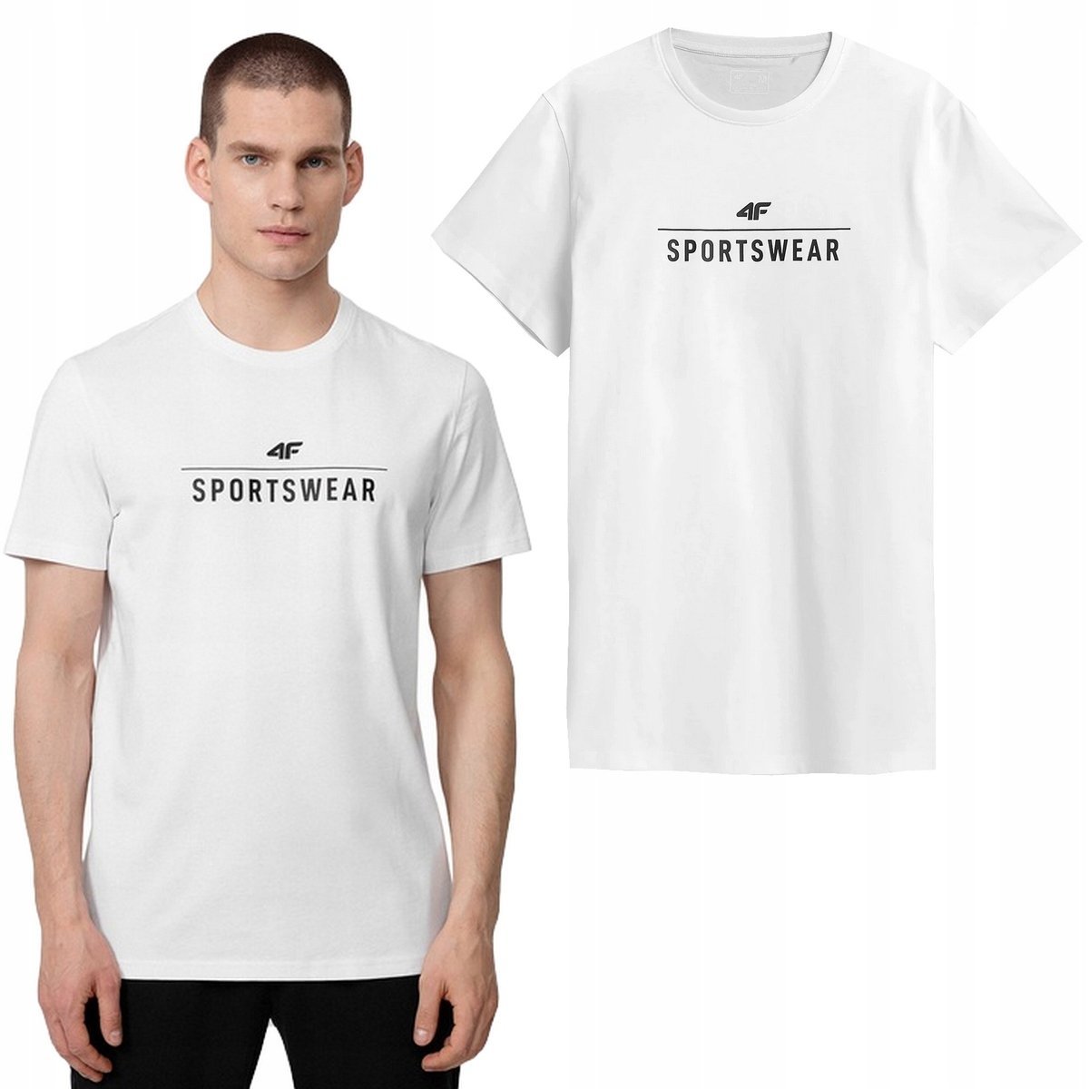 4F KOSZULKA MĘSKA T-SHIRT BAWEŁNIANA TSM354 r. M