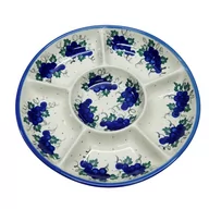 Miski i półmiski - Ceramiczna półmisek dzielony Ceramika Bolesławiec - miniaturka - grafika 1