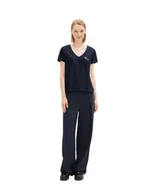 Koszulki i topy damskie - TOM TAILOR Denim Koszulka w kolorze granatowym - miniaturka - grafika 1