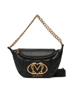 Nerki - LOVE MOSCHINO Saszetka nerka JC4187PP0NLC0000 Czarny - miniaturka - grafika 1