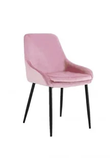 Modesto Krzesło Clover Velvet Pudrowy róż - Krzesła - miniaturka - grafika 1