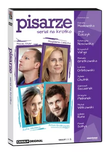 KINO ŚWIAT Pisarze. Serial na krótko. Sezon 1 i 2 DVD - Mikołaj Lizut, Paweł Maślona - Seriale - miniaturka - grafika 1