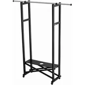 Wieszaki i stojaki - Stojak na ubrania ARREDAMENTI Elios 37 x 78 cm Czarny - miniaturka - grafika 1