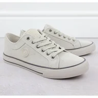 Trampki męskie - Trampki męskie tekstylne szare Big Star RR174341 - miniaturka - grafika 1