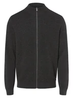 Swetry męskie - Jack & Jones - Kardigan męski  JJEHill, szary - miniaturka - grafika 1