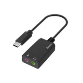 Adaptery i przejściówki - Hama USB-C 2 x Jack 3,5 mm z przewodem | - miniaturka - grafika 1