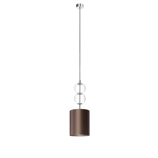 Kaspa Salonowa lampa wisząca ZOE 11126106 1-płomienny zwis brązowy - Lampy sufitowe - miniaturka - grafika 1