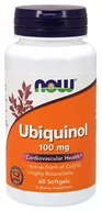 Suplementy diety - KOENZYM Q10 UBIQUINOL 100 mg 60 kapsułek NOW FOODS - miniaturka - grafika 1