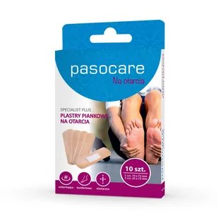 Paso TRADING Plastry Pasocare Specialist Plus na otarcia 10 sztuk Długi termin ważności! 9064513 - Apteczki i materiały opatrunkowe - miniaturka - grafika 1