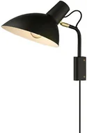 Lampy ścienne - Halo Design - Metropole Lampa Ścienna Black Halo Design - miniaturka - grafika 1