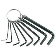 Klucze i nasadki - MEGA Klucze imbusowe komplet 8 sztuk, (2,0-10 mm) - miniaturka - grafika 1