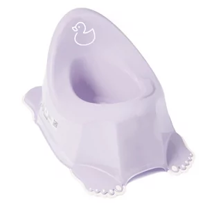 Tega Baby Baby Baby, Nocnik antypoślizgowy z pozytywką, Kaczka, Jasnofioletowy - Nocniki - miniaturka - grafika 1