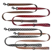 Smycze dla psów - Chaba Smycz Fashion - 15-130cm Czerwona - miniaturka - grafika 1