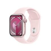 Smartwatch - Apple Watch Series 9 GPS 41mm Aluminium Sport M/L Różowy - miniaturka - grafika 1