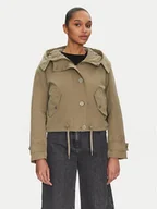 Kurtki damskie - Guess Kurtka przejściowa W5RL13 WGWD2 Zielony Regular Fit - miniaturka - grafika 1
