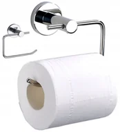 Stojaki i wieszaki na papier toaletowy - Uchwyt na papier Srebrny Toaletowy WC Loft Chrom - miniaturka - grafika 1