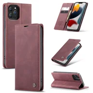 Etui i futerały do telefonów - Etui König Design kompatybilne z Apple iPhone 13 Pro Max z syntetycznej skóry - Etui na telefon komórkowy czerwone - miniaturka - grafika 1