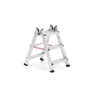 Drabiny - Schodki dwustronne BRINK, 3 stopnie, wys. 700 mm - miniaturka - grafika 1