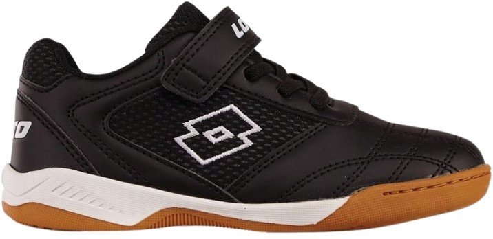 LOTTO CZARNE SPORTOWE BUTY DZIECIĘCE Z BIAŁYM LOGO 29 J6A