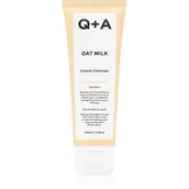 Kosmetyki do mycia twarzy - Q+A Oat Milk Cream Cleanser kremowa emulsja myjąca z mlekiem owsianym 125ml - miniaturka - grafika 1