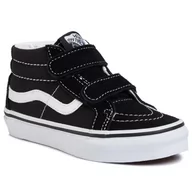 Trampki damskie - Vans Sneakersy Sk8-Mid Reissue V VN00018T6BT1 Black/True White - miniaturka - grafika 1
