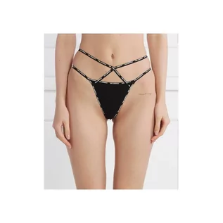 Majtki damskie - Karl Lagerfeld Figi brazylijskie mini logo strappy brief - grafika 1