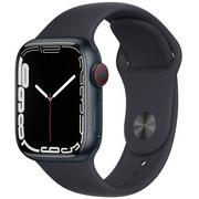 Smartwatch - Apple Watch 7 Cellular 41mm Północ z opaską sportową w kolorze północ - miniaturka - grafika 1